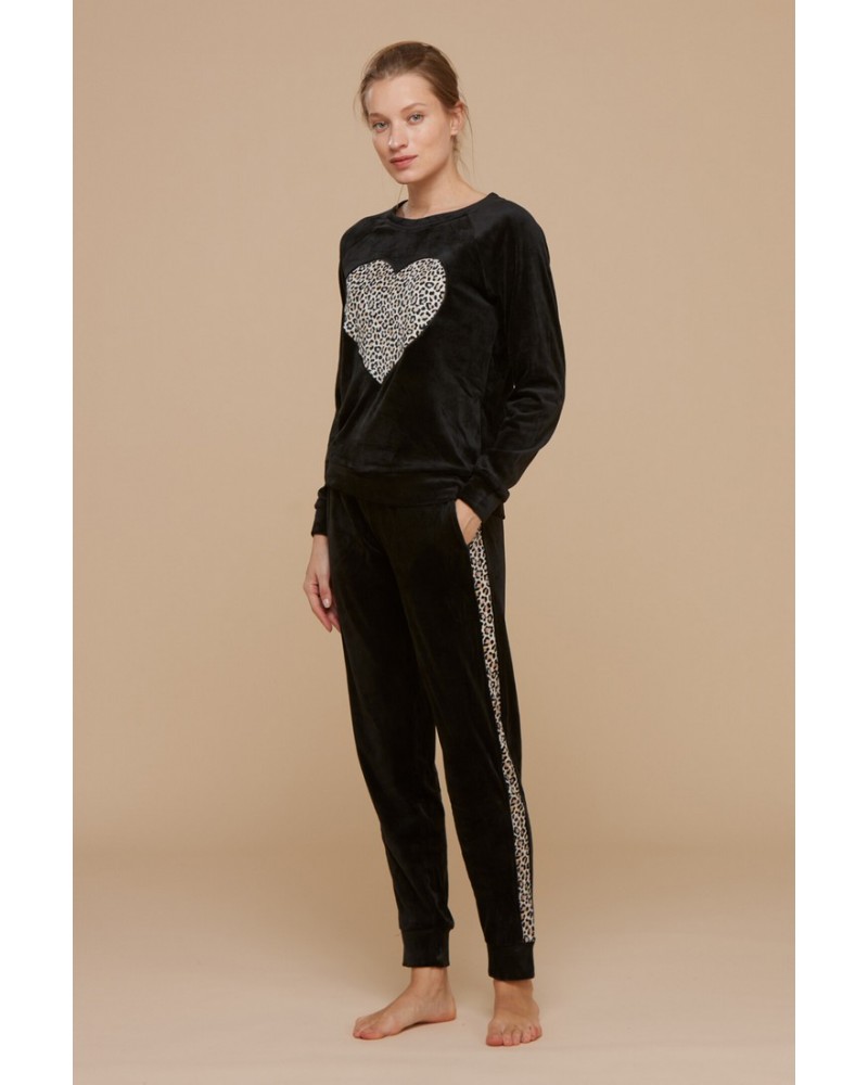 Pigiama invernale ciniglia felpata Noidìnotte Pigiama invernale ciniglia felpata Noidìnotte