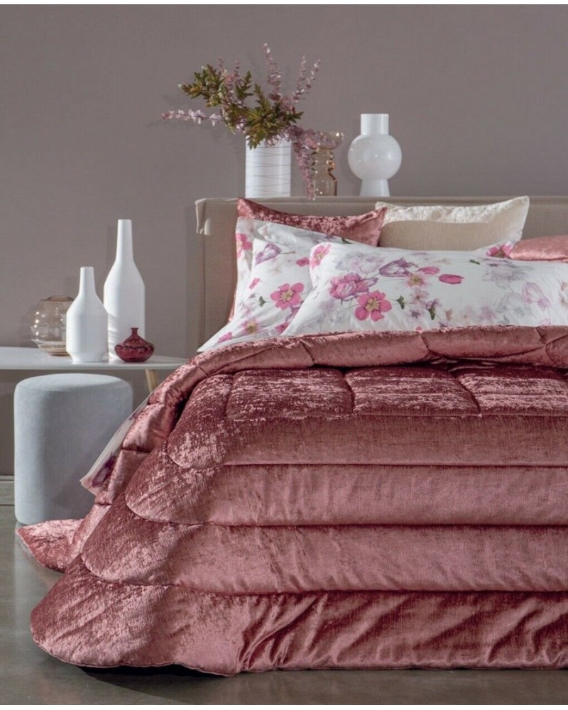 Trapunta velluto Venere matrimoniale Dondi