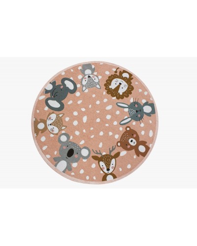 Tappeto Linea Kids rotondo giungla Cotton House
