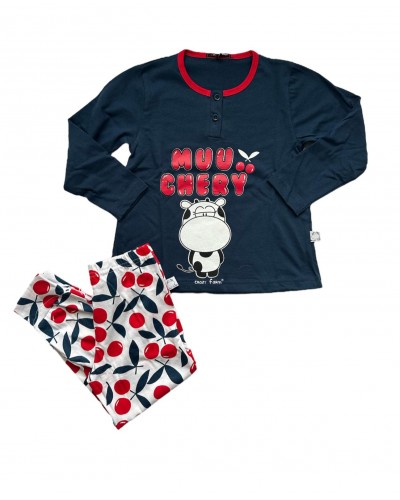 Pigiama estivo bambina Crazy Farm