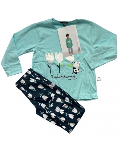 Pigiama estivo bambina Crazy Farm