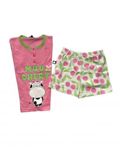 Pigiama estivo bambina Crazy Farm