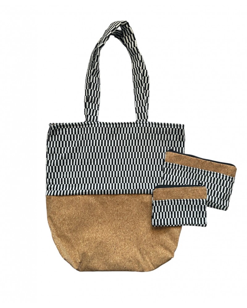 Borsa Mare sughero e tessuto Lasa Home Borsa Mare sughero e tessuto Lasa Home