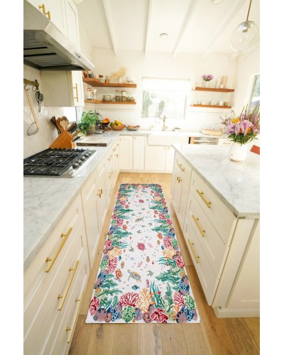 Tappeto Oceano cotone e ciniglia Cotton House