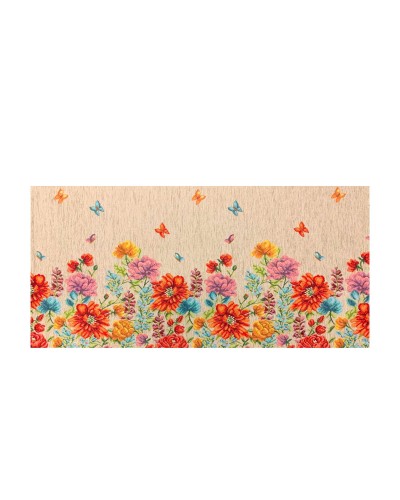 Tappeto Fiori cotone e ciniglia Cotton House