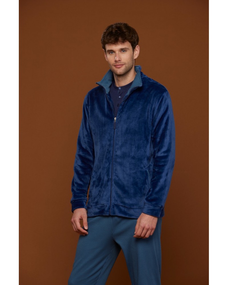 Giacca da camera in coral Noidìnotte Giacca da camera in coral Noidìnotte