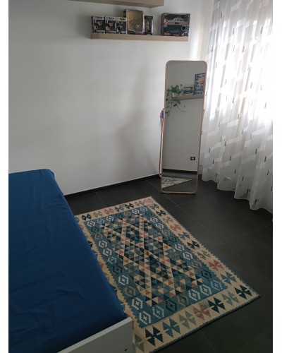 Tappeto Kilim cotone e ciniglia Cotton House