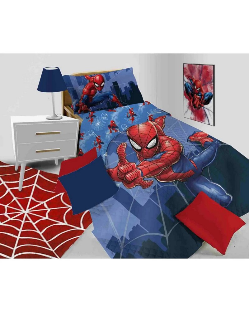 Trapuntino Singolo Spiderman Hermet