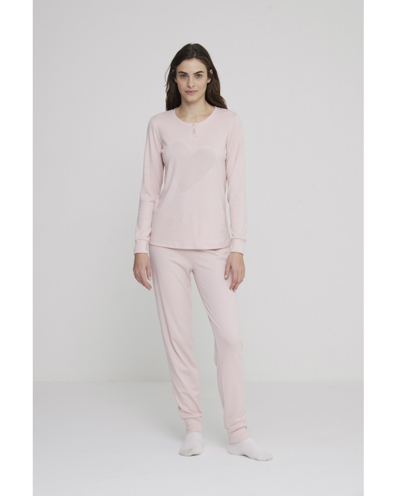 Pigiama invernale Heart caldo cotone Noidìnotte