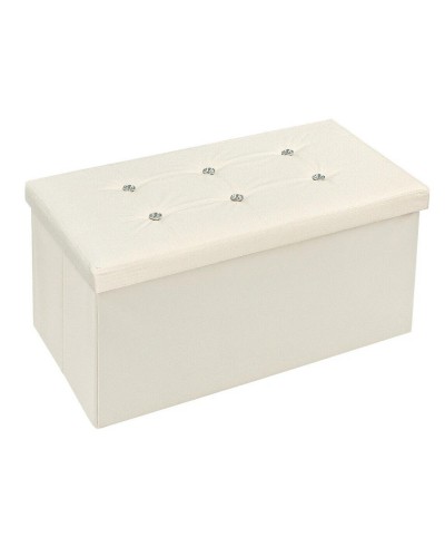 Panca contenitore con Swarovski Mastro Bianco