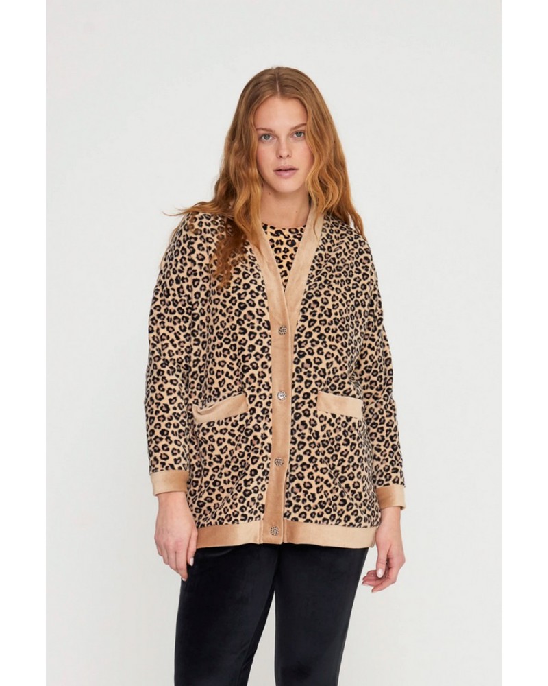 Giacca donna macu in pile e ciniglia Noidìnotte