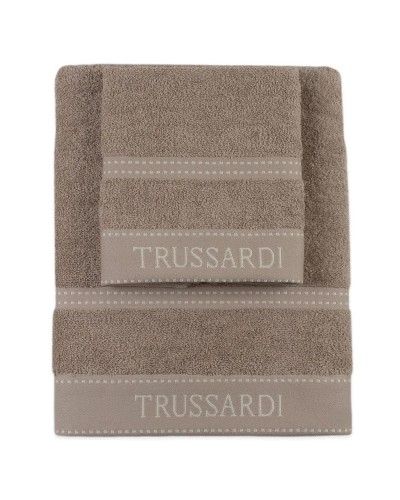 Set asciugamani Ribbon viso e ospite Trussardi