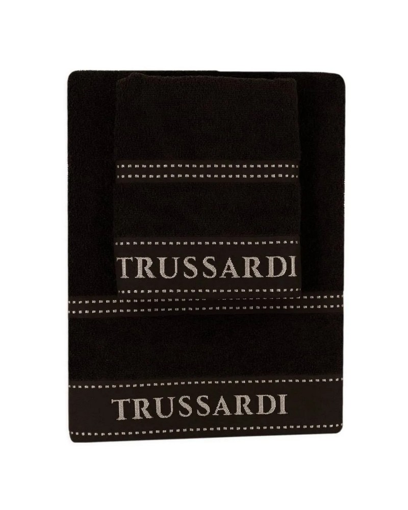 Set asciugamani Ribbon viso e ospite Trussardi