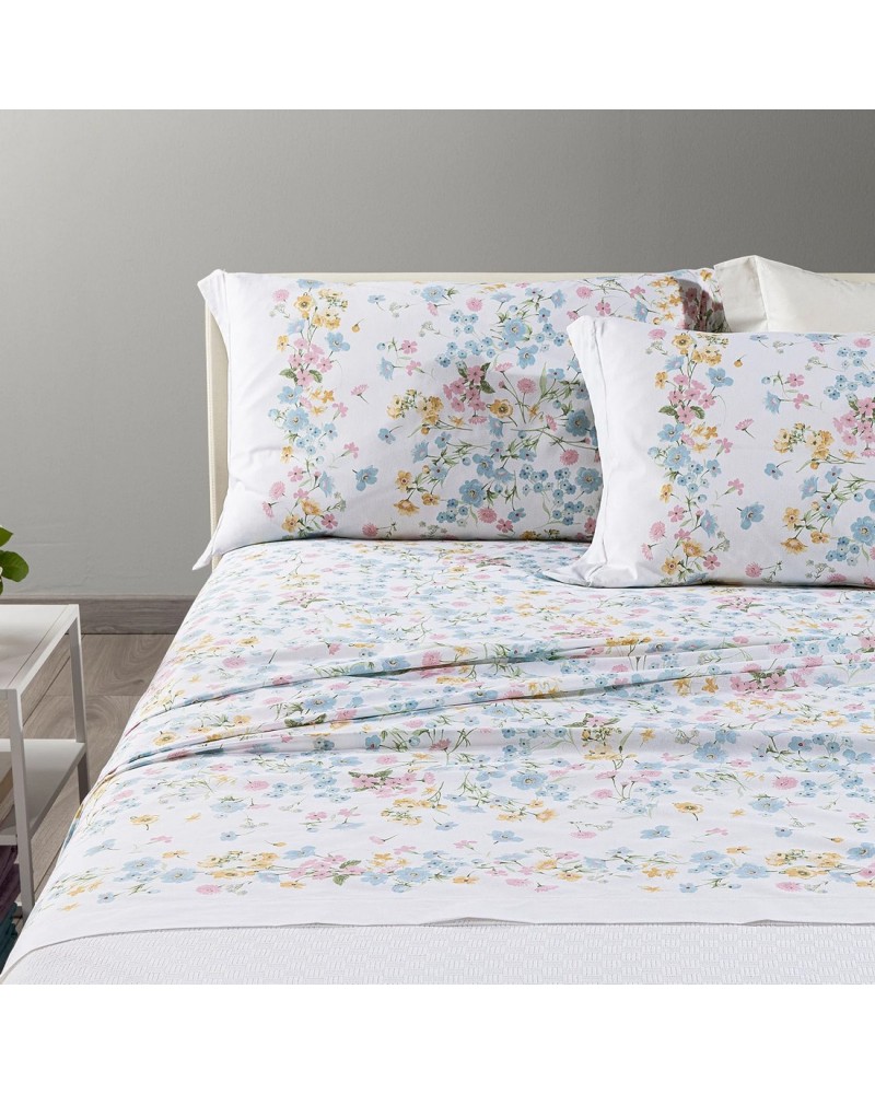 Completo Lenzuola matrimoniale Provenza Caleffi Completo Lenzuola matrimoniale Provenza Caleffi