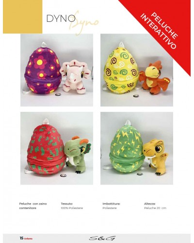 Set peluche+zaino S&G Dyno