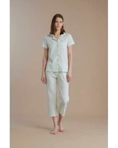 Pigiama donna in cotone manica corta NoidìNotte