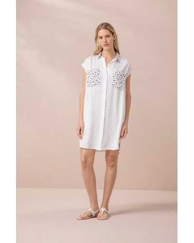 Abitino camicia donna in viscosa manica scesa NoidìNotte