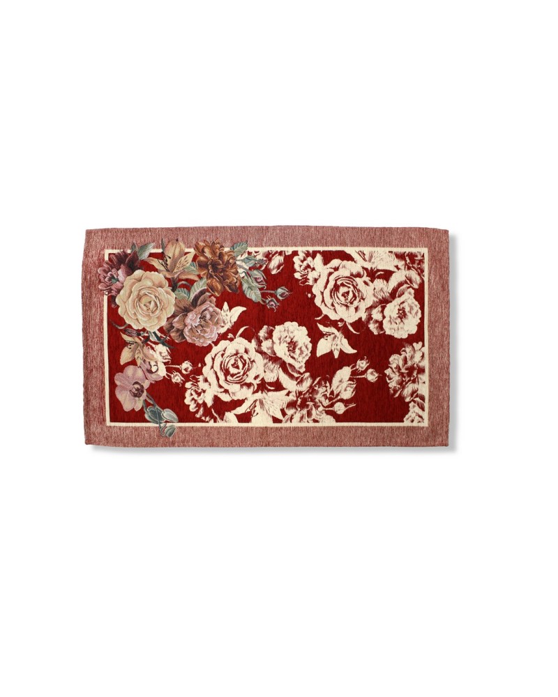 Tappeto Roses cotone e ciniglia Cotton House