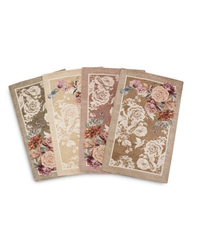 Tappeto Roses cotone e ciniglia Cotton House