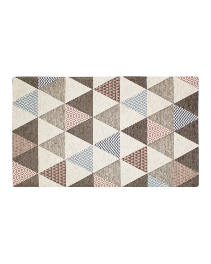 Tappeto Triangoli cotone e ciniglia Cotton House Tappeto Triangoli cotone e ciniglia Cotton House