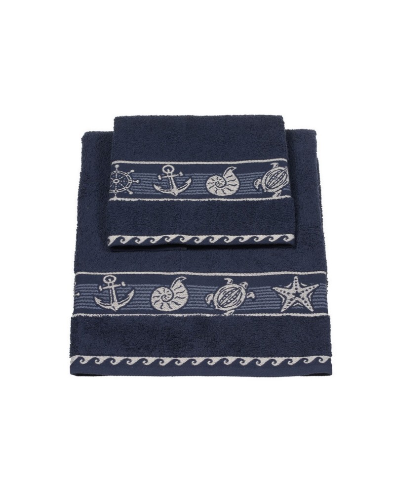 Set Asciugamani cotone Marine Vingi Set Asciugamani cotone Marine Vingi