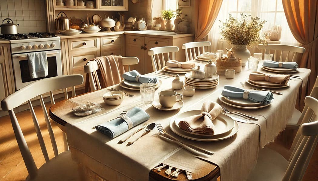 Tovaglie e Tovaglioli: Idee per la Cucina Accogliente