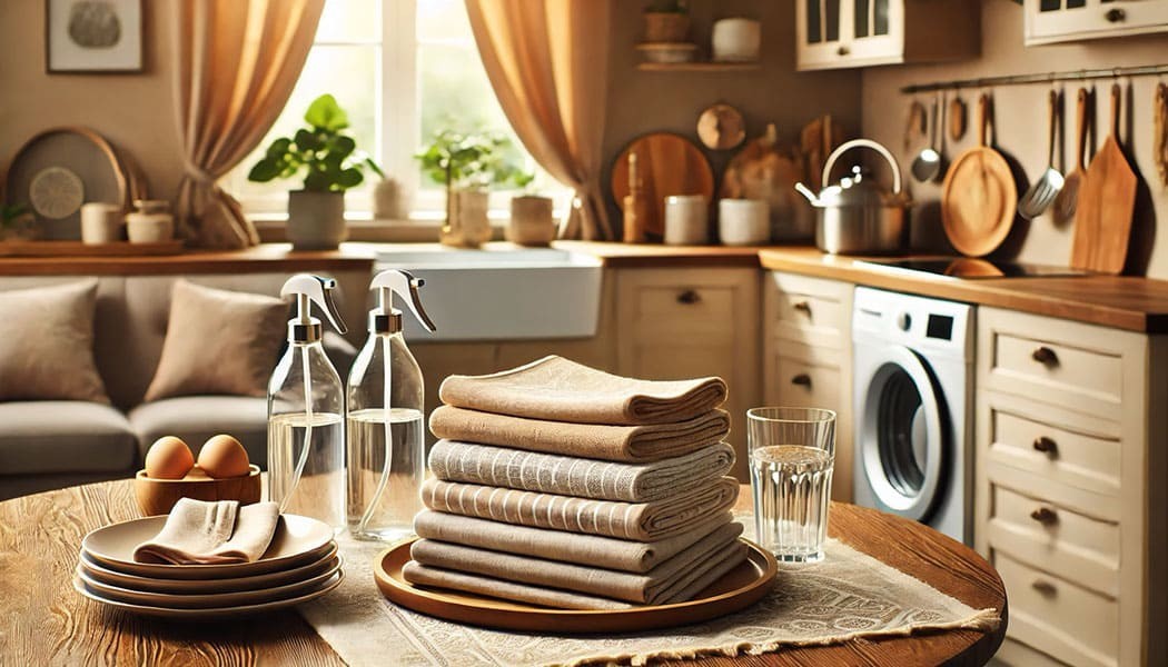 Come Pulire e Conservare i Tessili da Cucina per Evitare Macchie e Usura