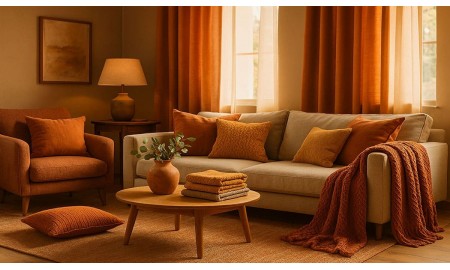 I Colori dei Tessili che Rendono la Casa più Calda e Confortevole