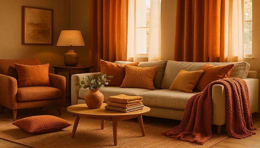 I Colori dei Tessili che Rendono la Casa più Calda e Confortevole